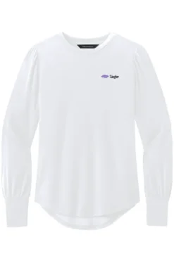 Alternative view of Women's Mercer+Mettle Stretch Jersey Long Sleeve Blouson Top