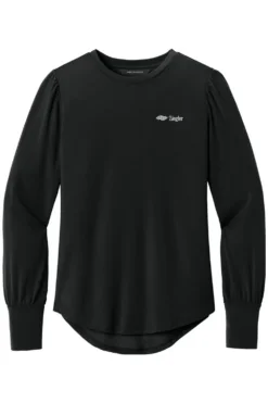 Women's Mercer+Mettle Stretch Jersey Long Sleeve Blouson Top